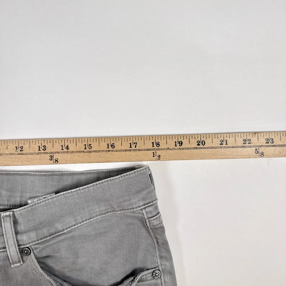 Mott & Bow Jeans Mens 36x30 Gray Twill Stretch Minimalist Mercer Straight Pants - Picture 4 of 9